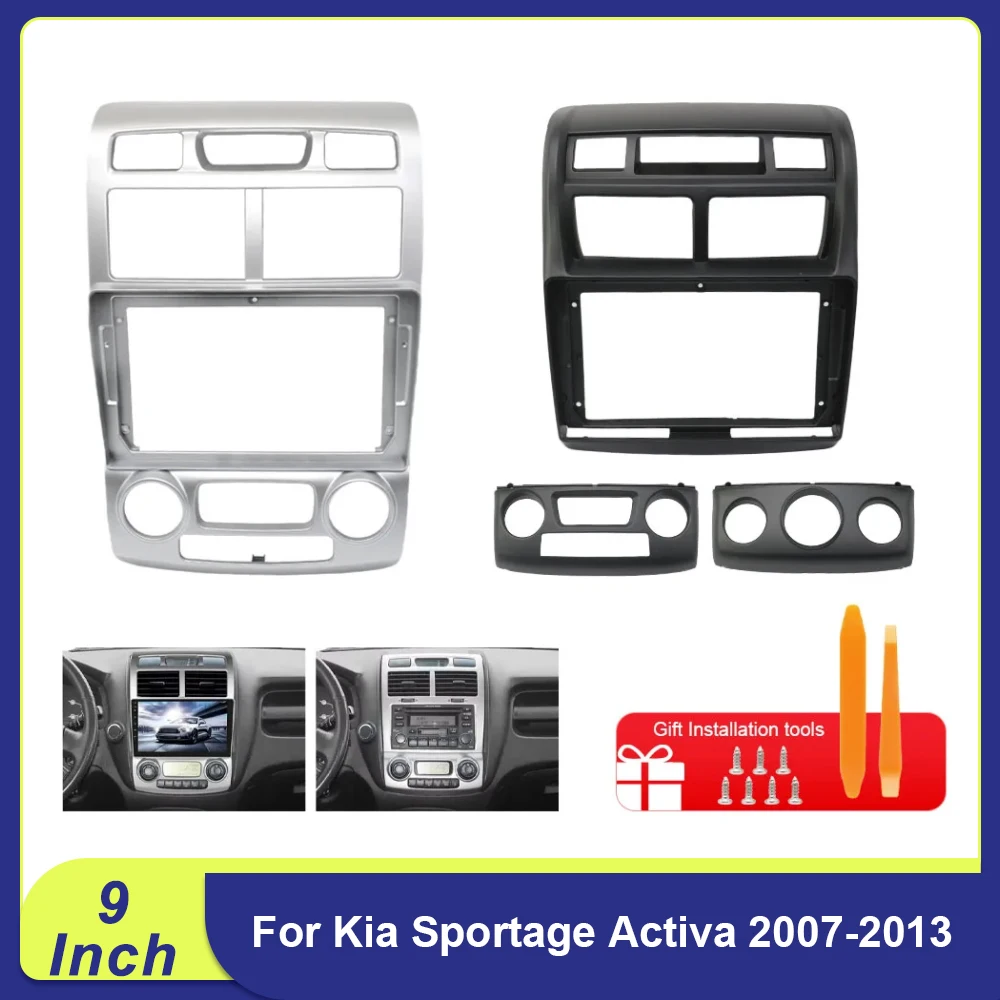 9-дюймовая (22,86 см) рамка-адаптер для автомагнитолы Kia Sportage Activa 2007-2013, установочный комплект для Android-магнитолы
9-дюймовая (22,86 см) рамка-адаптер для автомагнитолы Kia Sportage Activa 2007-2013, установочный комплект для Android-магнитолы