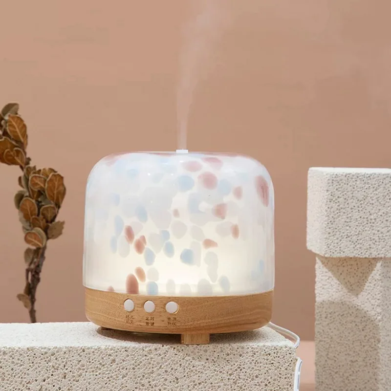 300ml The glass solid wood aromatherapy humidifier with night light for bedrooms and living rooms
300ml The glass solid wood aromatherapy humidifier with night light for bedrooms and living rooms