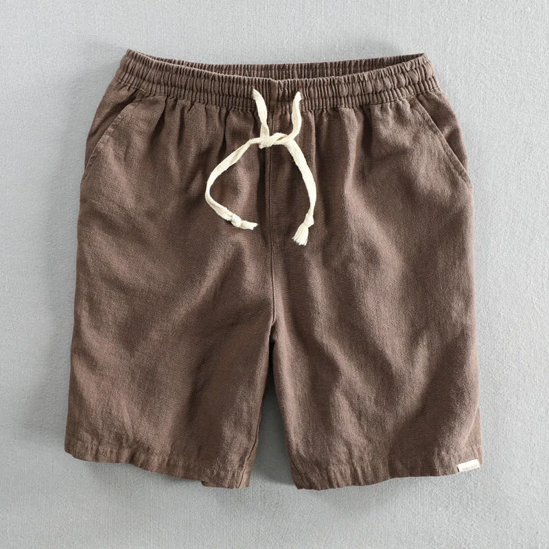 Men's Casual Cotton Linen Elastic Waist Shorts Vintage Breathable Drawstring Elastic Waist 5-point Pants
Men's Casual Cotton Linen Elastic Waist Shorts Vintage Breathable Drawstring Elastic Waist 5-point Pants