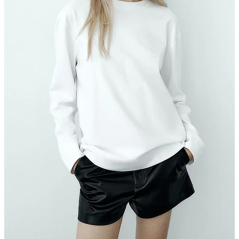 Women Autumn Fashion Pu Black Pockets Shorts Vintage Spring High Waist Faux Leather Office Lady Female Pantalones Cortos Mujer
Women Autumn Fashion Pu Black Pockets Shorts Vintage Spring High Waist Faux Leather Office Lady Female Pantalones Cortos Mujer