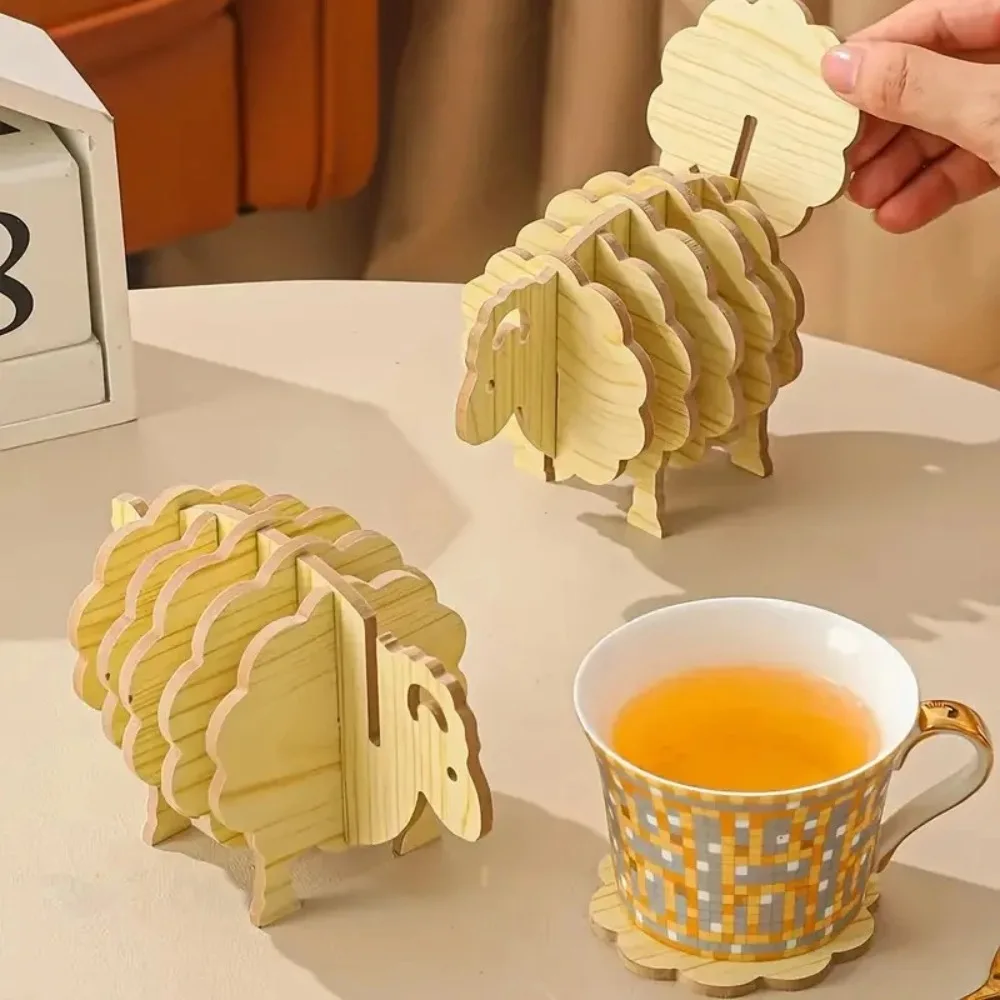 3D забавная овечья деревянная подставка, многофункциональные нескользящие подставки для защиты кухонного стола
3D забавная овечья деревянная подставка, многофункциональные нескользящие подставки для защиты кухонного стола