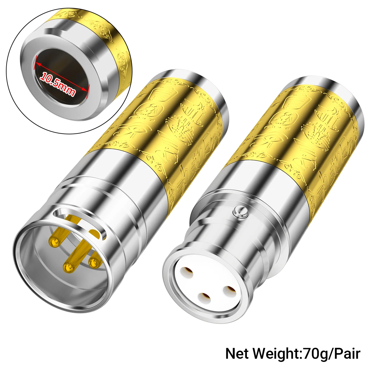 Усовершенствованный пиктографический 3-контактный разъем XLR с древним узором, штекер для аудиооборудования HIFI
Усовершенствованный пиктографический 3-контактный разъем XLR с древним узором, штекер для аудиооборудования HIFI