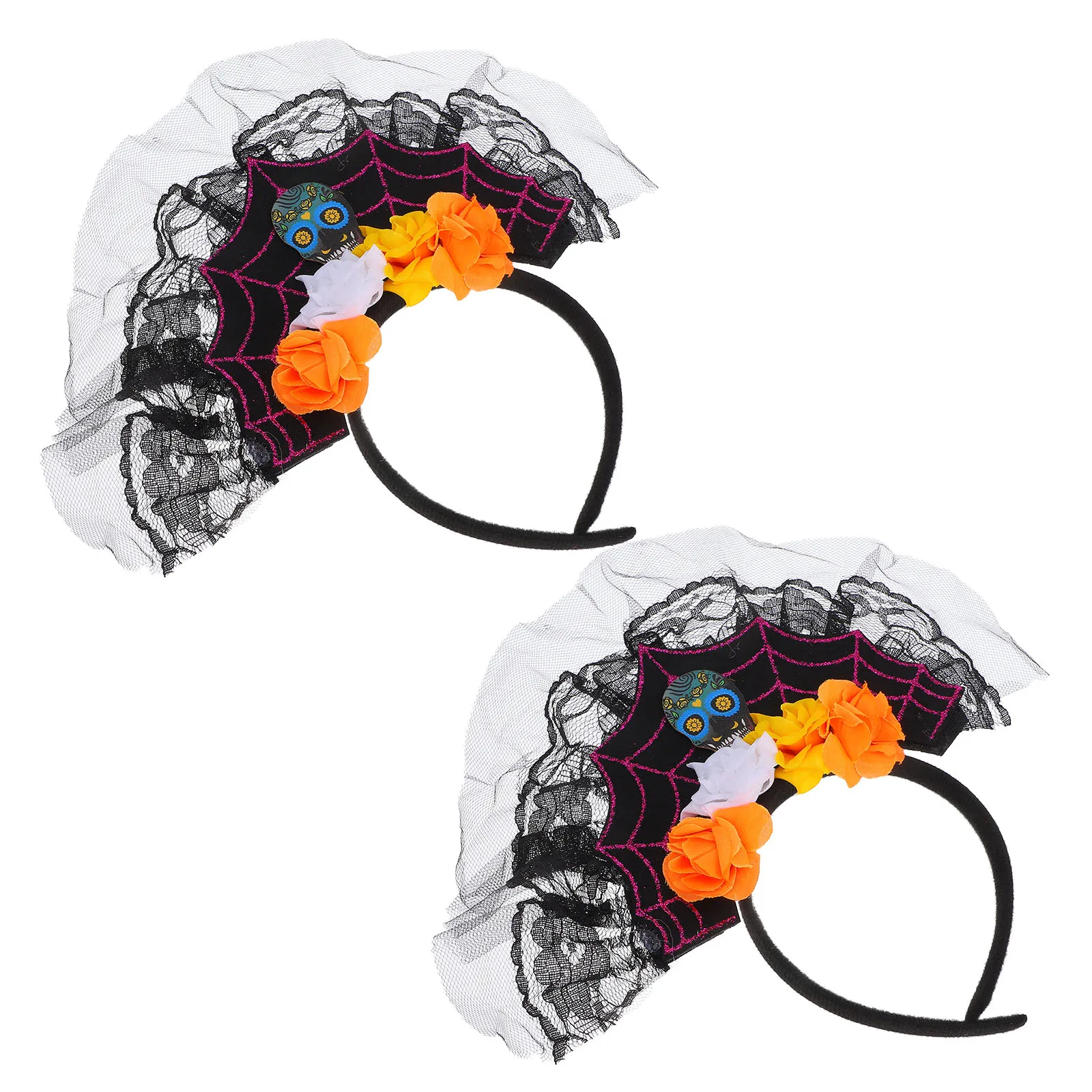 2 Pcs Halloween Headb Gauze Lace Hair Hoops Party Supplies Comfortable Lightweight Perfect for Special Occasions Hairstyling
2 Pcs Halloween Headb Gauze Lace Hair Hoops Party Supplies Comfortable Lightweight Perfect for Special Occasions Hairstyling