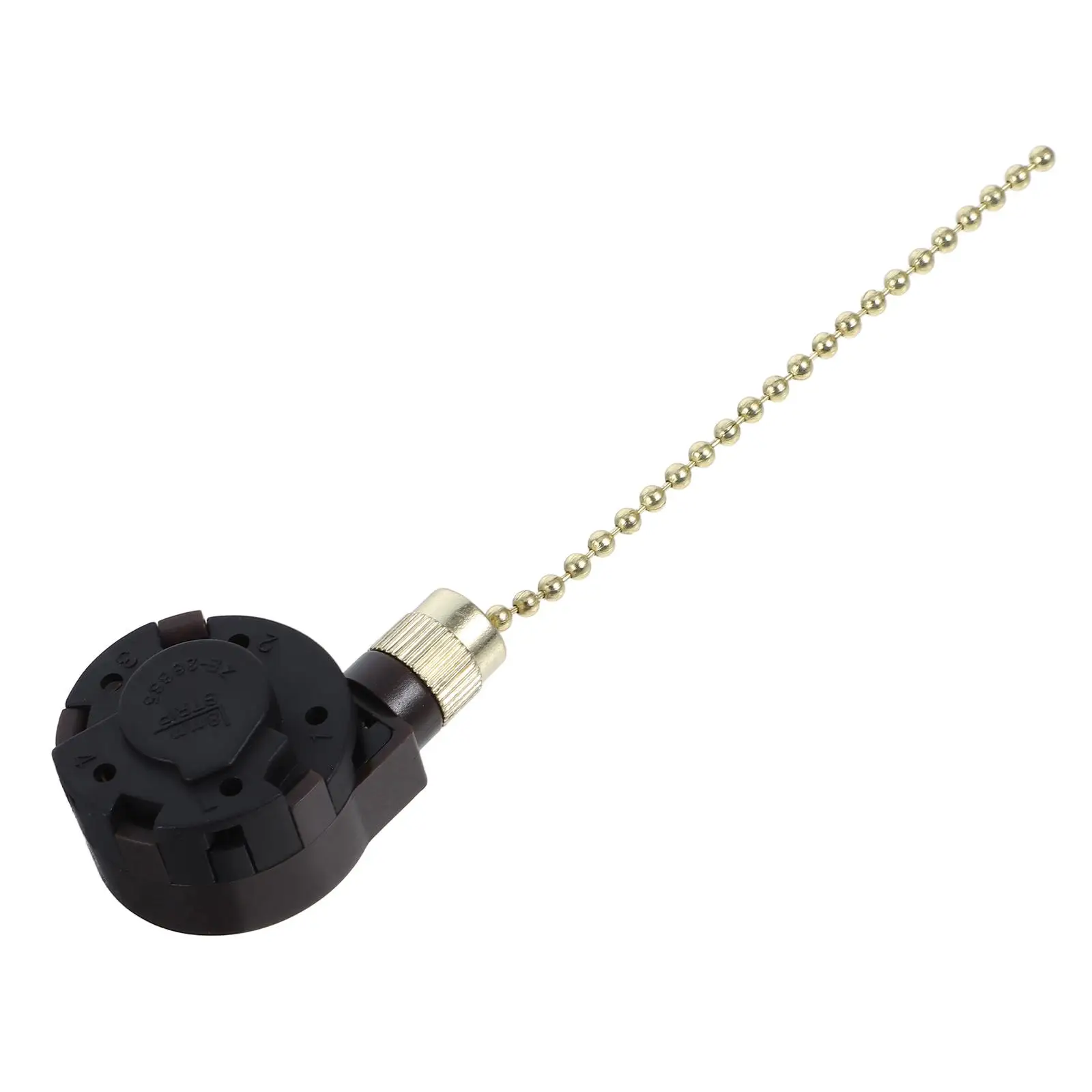 Pull Chain Switch 3A250VAC 6A125VAC Ceiling Fan Light Wall Bedside Lamp Replacement Long Term Use Easy Install
Pull Chain Switch 3A250VAC 6A125VAC Ceiling Fan Light Wall Bedside Lamp Replacement Long Term Use Easy Install