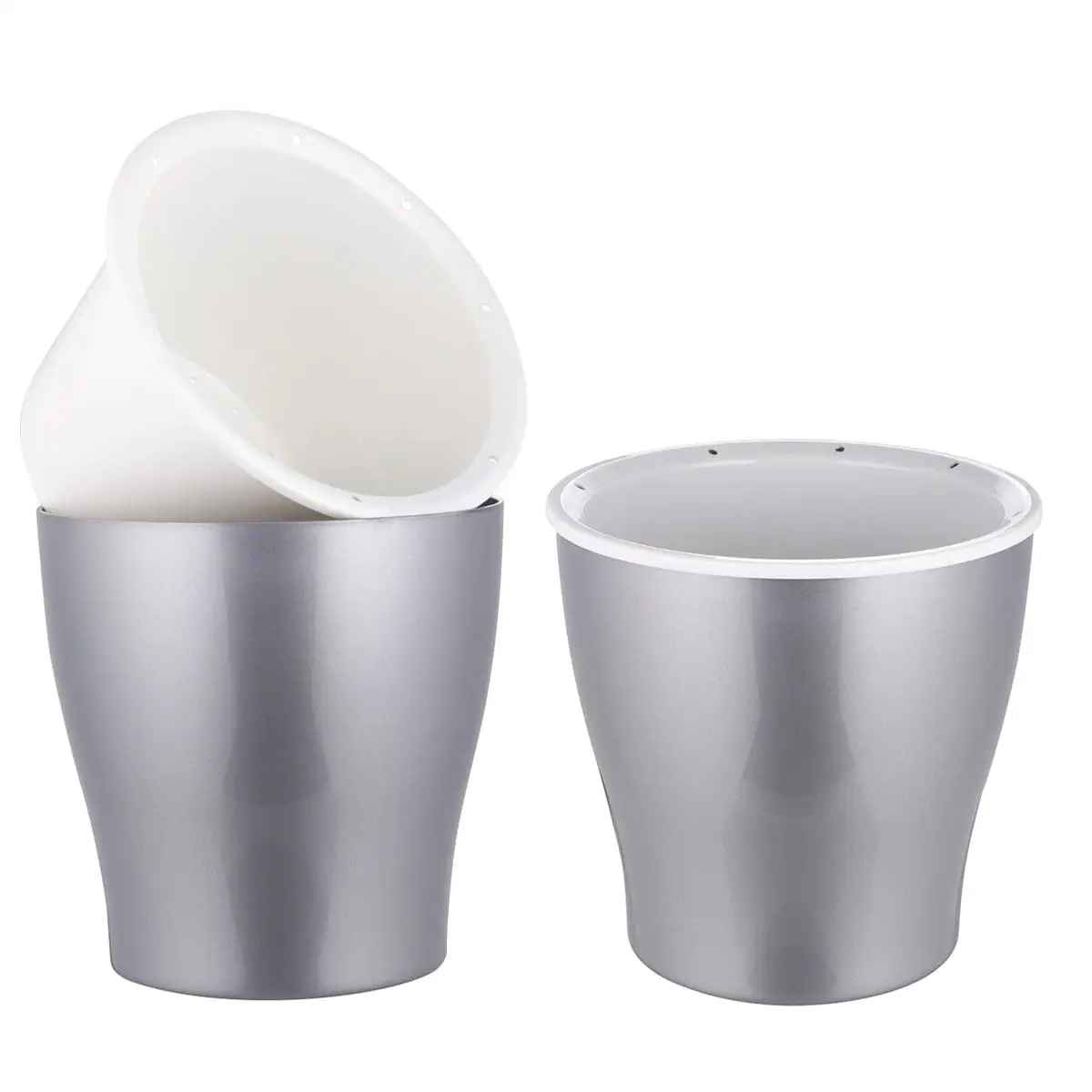 2Pcs Self Watering Flower Pots Plastic Planters Storage Large Regular Easy Plant High Strength Durable Garden Use
2Pcs Self Watering Flower Pots Plastic Planters Storage Large Regular Easy Plant High Strength Durable Garden Use