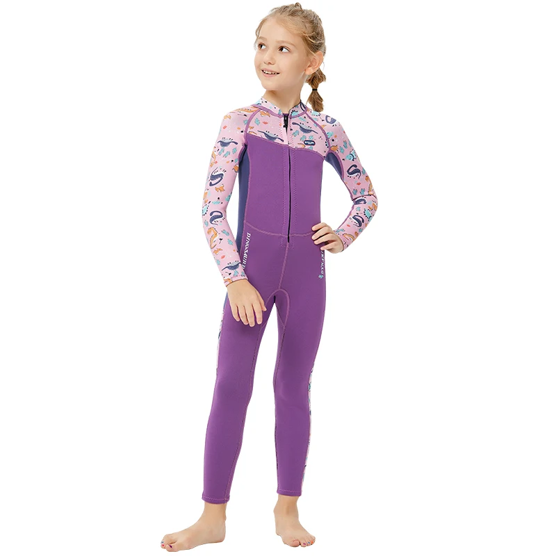 Children's Warm Wetsuit 2.5mm One-piece Long-sleeved Thick Swimsuit Autumn And Winter Cold-proof Snorkeling Surfing Suit
Children's Warm Wetsuit 2.5mm One-piece Long-sleeved Thick Swimsuit Autumn And Winter Cold-proof Snorkeling Surfing Suit