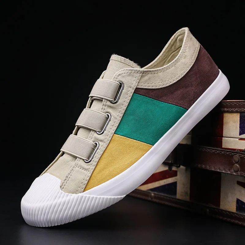 Summer Men's Casual Sneakers Comfortable Breathable Canvas Loafers For Men Skateboard Shoes Low-cut Flat Vulcanized Shoes Man
Summer Men's Casual Sneakers Comfortable Breathable Canvas Loafers For Men Skateboard Shoes Low-cut Flat Vulcanized Shoes Man