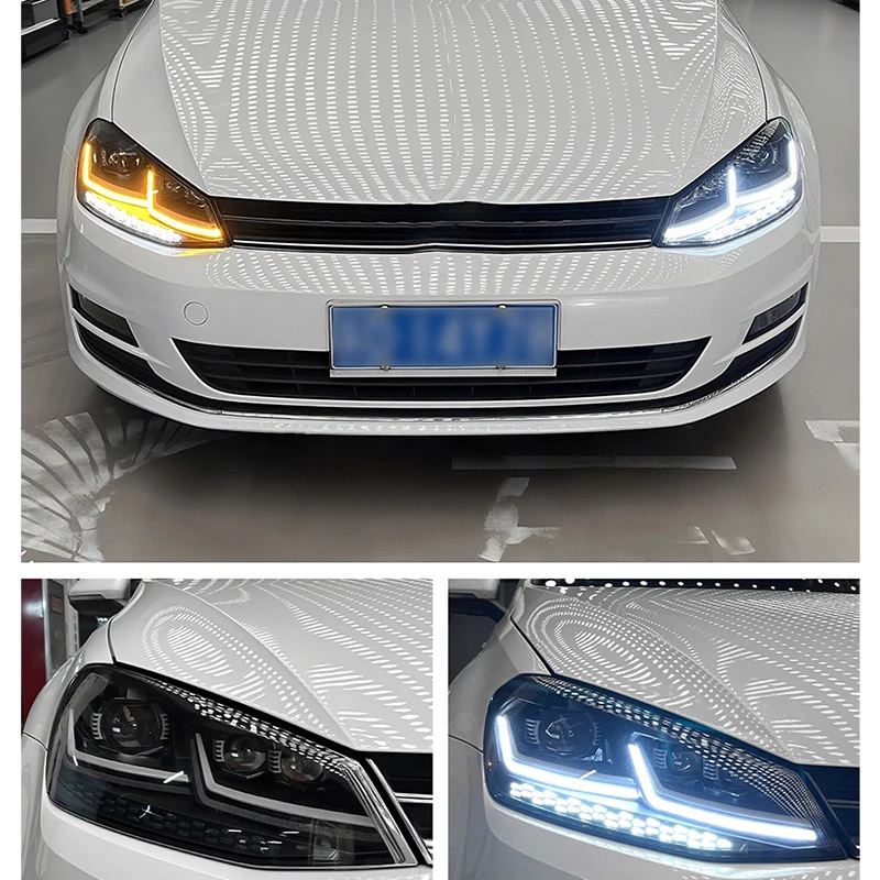 RQRX Car Styling for VW Golf 7 MK7 LED Headlight 2013-2016 Golf 7 DRL Dynamic Signal Head Lamp Projector Automotive Accessories
RQRX Car Styling for VW Golf 7 MK7 LED Headlight 2013-2016 Golf 7 DRL Dynamic Signal Head Lamp Projector Automotive Accessories