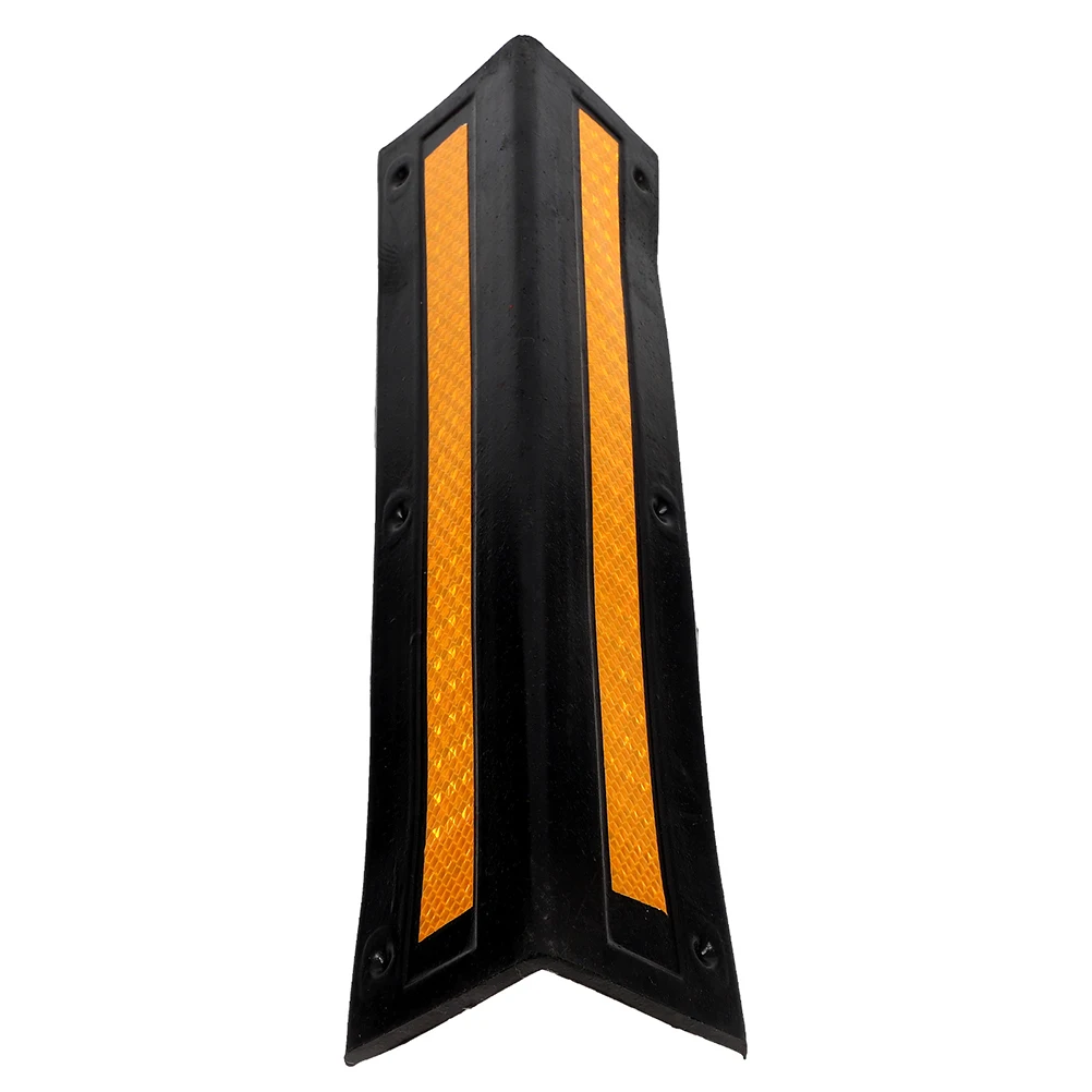 Rubber Corner Protectors Parking Lot Anti Collision Strips Reflective Wall Guards Heavy Duty Tire Shield For Garage Car 
Rubber Corner Protectors Parking Lot Anti Collision Strips Reflective Wall Guards Heavy Duty Tire Shield For Garage Car