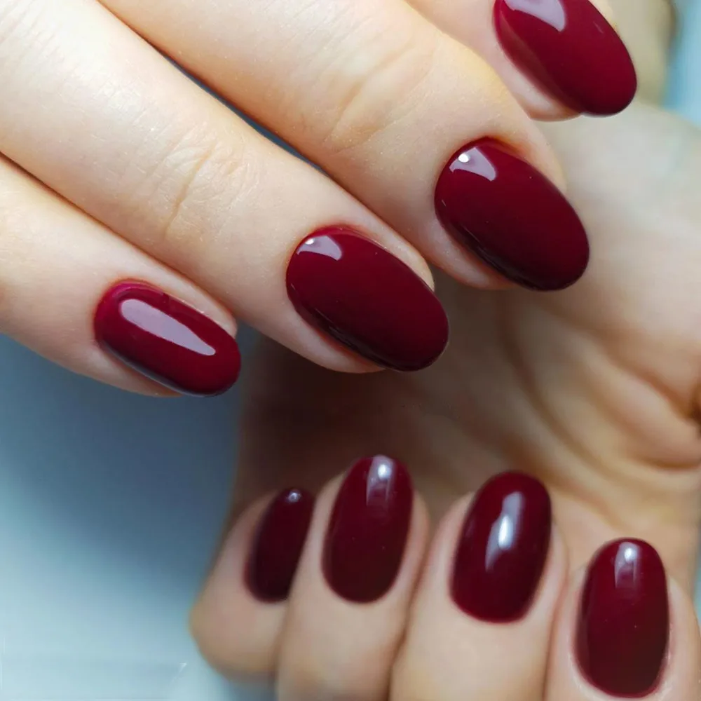 Short Fake Nails With Jelly Glue Glossy Dark Brown DIY Woman Press On Nail 24Pcs Oval Top Manicure Tool
Short Fake Nails With Jelly Glue Glossy Dark Brown DIY Woman Press On Nail 24Pcs Oval Top Manicure Tool