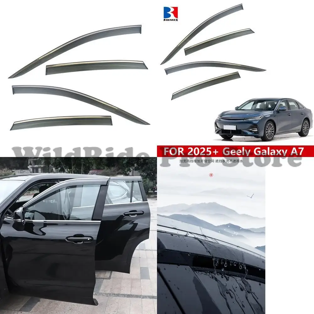 1 set For CAR WINDOW VISOR WIND DEFLECTOR SUN VISORS RAIN GUARDS WEATHER SHIELDS SIDE VENT DEFLECTORS for 2025 GEELY GALAXY A7 A 
1 set For CAR WINDOW VISOR WIND DEFLECTOR SUN VISORS RAIN GUARDS WEATHER SHIELDS SIDE VENT DEFLECTORS for 2025 GEELY GALAXY A7 A