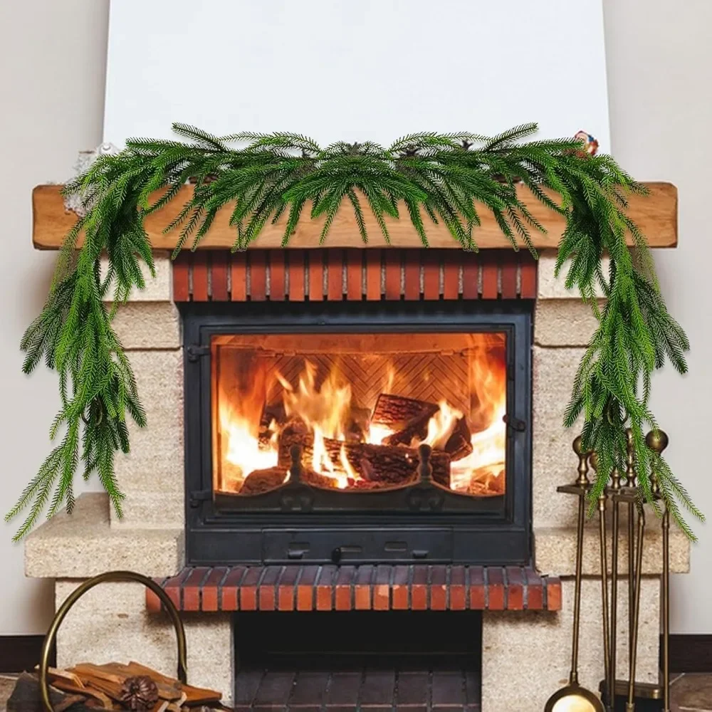 Christmas Decoration Wreath, 25 Foot Artificial Green Garland Holiday Decoration, Outdoor and Indoor Staircase Railing Fireplace
Christmas Decoration Wreath, 25 Foot Artificial Green Garland Holiday Decoration, Outdoor and Indoor Staircase Railing Fireplace
