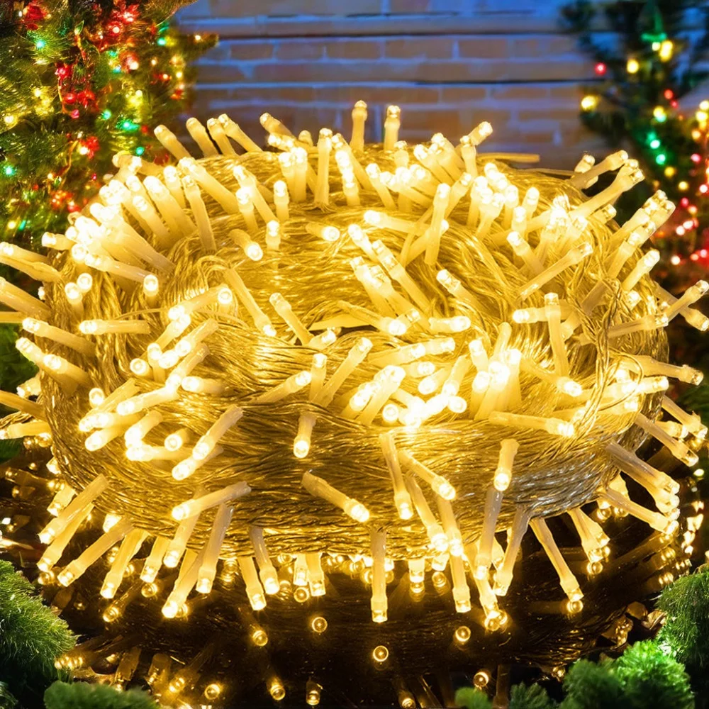 10M 20M 50M Outdoor Waterproof Christmas Lights Decorative 8 Modes Led String Lights For Holiday Garland Lights 220V 110V
10M 20M 50M Outdoor Waterproof Christmas Lights Decorative 8 Modes Led String Lights For Holiday Garland Lights 220V 110V