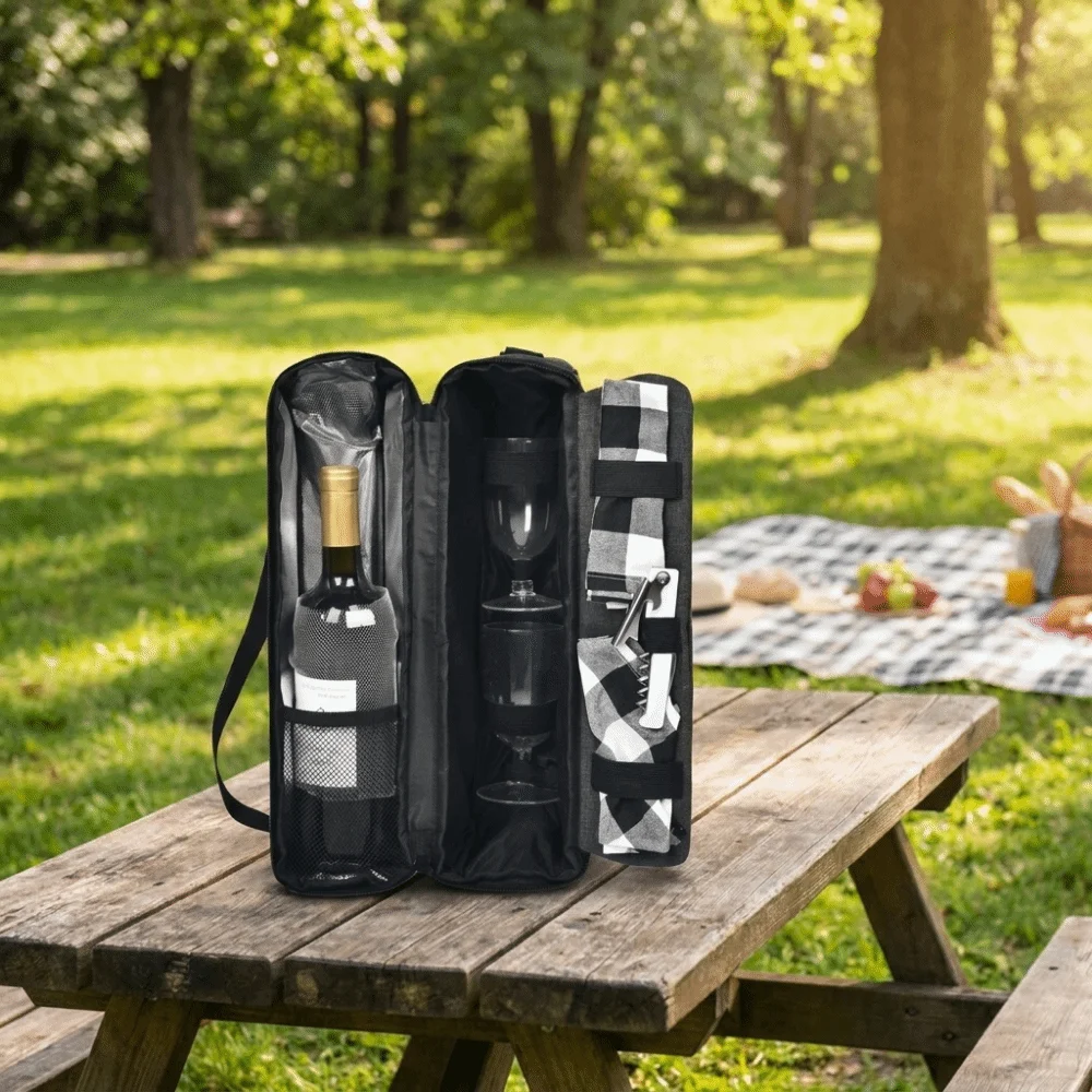 Portable Large Capacity Wine Cooler Bag Protective with Handle Wine Bag Holds 2 Bottles Insulated Drink Shipper Travel
Portable Large Capacity Wine Cooler Bag Protective with Handle Wine Bag Holds 2 Bottles Insulated Drink Shipper Travel