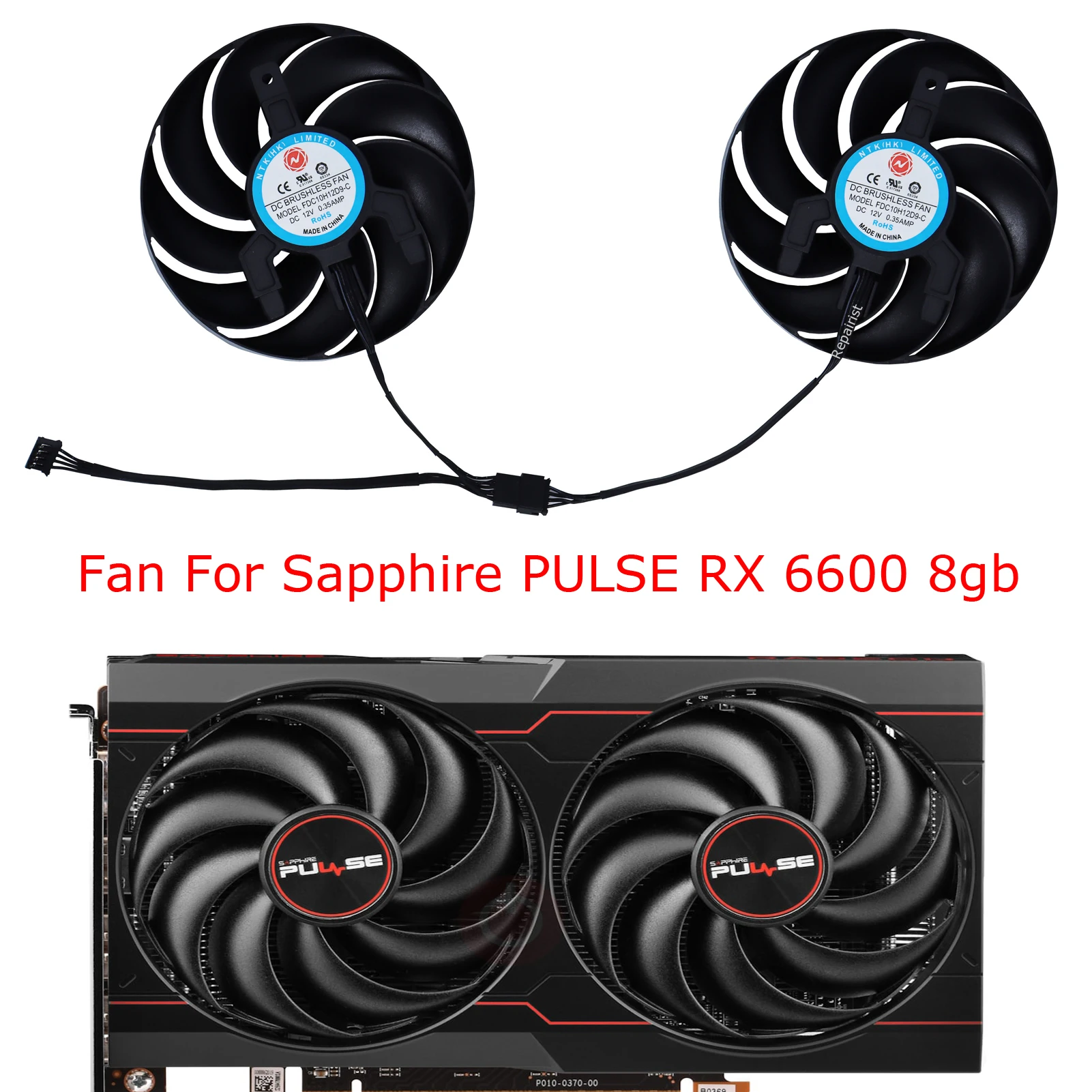 2Pcs/Set,T129215SU,FD9015U12S,GPU Graphics Fan,For Sapphire RX 6600 6600XT 6700 XT PULSE,Video Card Cooling,Replace FDC10H12D9-C
2Pcs/Set,T129215SU,FD9015U12S,GPU Graphics Fan,For Sapphire RX 6600 6600XT 6700 XT PULSE,Video Card Cooling,Replace FDC10H12D9-C
