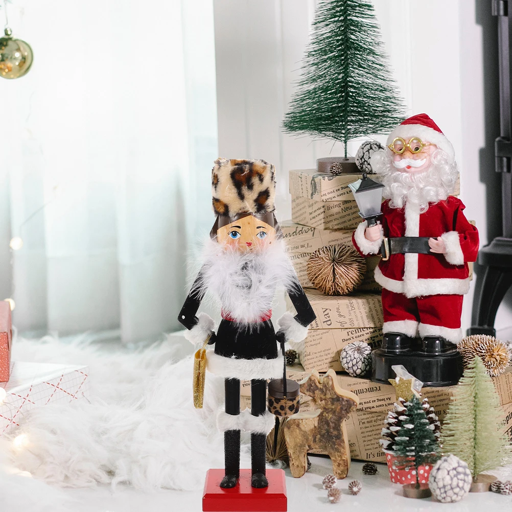 Female Nutcracker Nutcracker Figure Ornament Hand Painted Wooden Figurine Home Decor Holiday Xmas Decoration Party
Female Nutcracker Nutcracker Figure Ornament Hand Painted Wooden Figurine Home Decor Holiday Xmas Decoration Party