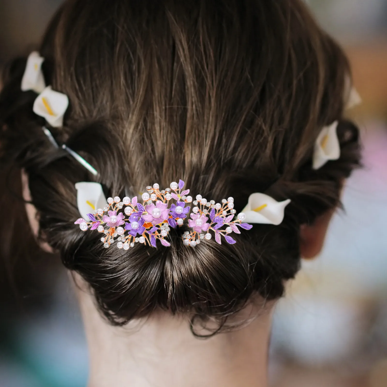 Rose Comb Pearl Accessories Wedding Bridal Flower Hair Clip Elegant Durable Comfortable Lightweight Charm Bride Hair Combs
Rose Comb Pearl Accessories Wedding Bridal Flower Hair Clip Elegant Durable Comfortable Lightweight Charm Bride Hair Combs