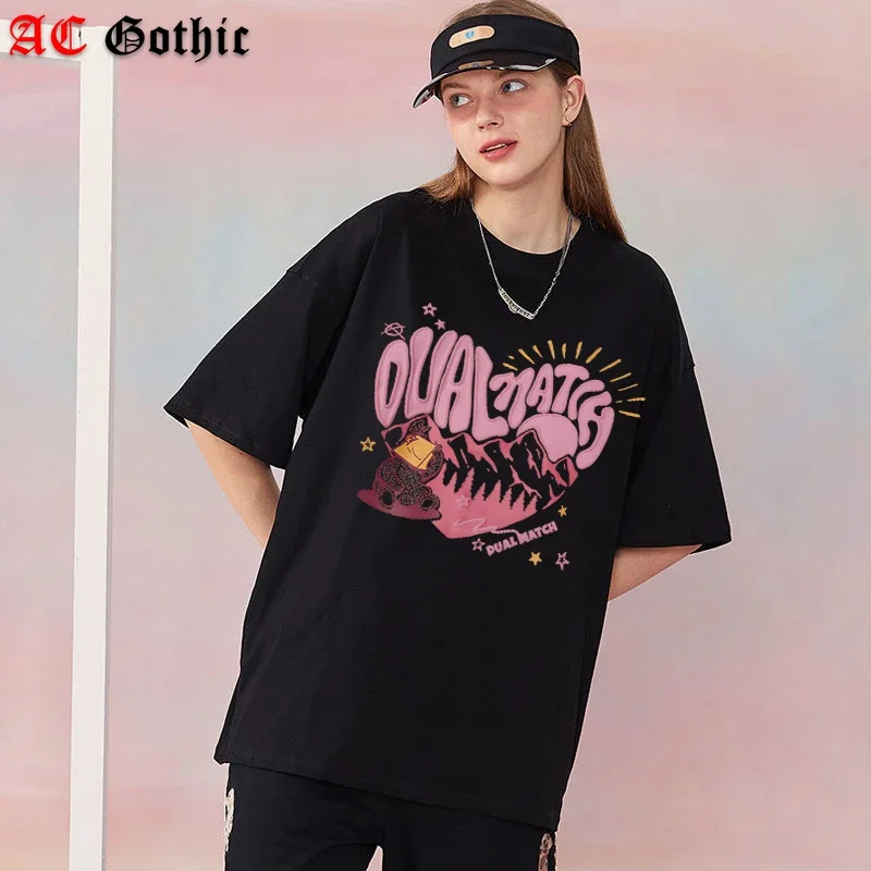 Women's T Shirt Kawaii Cartoon Print T Shirt Women Streetwear Tops Bear Print Short Sleeve Harajuku Oversized T Shirt Female Top
Women's T Shirt Kawaii Cartoon Print T Shirt Women Streetwear Tops Bear Print Short Sleeve Harajuku Oversized T Shirt Female Top