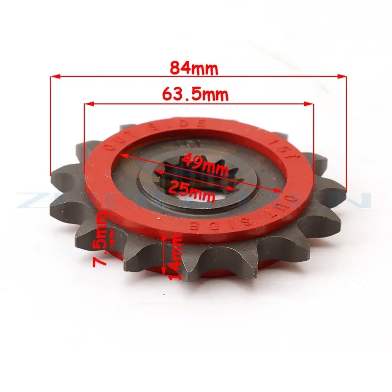 Motorcycle Small Sprocket 15 Teeth Pinion For Benelli TRK 502 502C BJ300 TNT300 BN302 BJ500 BJ600 TNT600
Motorcycle Small Sprocket 15 Teeth Pinion For Benelli TRK 502 502C BJ300 TNT300 BN302 BJ500 BJ600 TNT600
