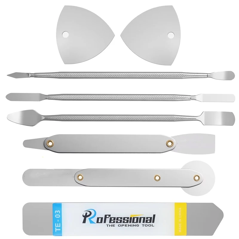 8pcs Spudger Tool Metal Pry Tool Kit Ultra-Thin Laptop Repair Kit Prying Tools Cell Phone Repair Tools Kits High Quality
8pcs Spudger Tool Metal Pry Tool Kit Ultra-Thin Laptop Repair Kit Prying Tools Cell Phone Repair Tools Kits High Quality