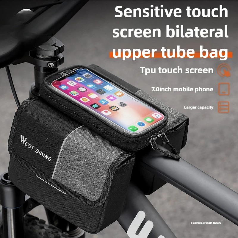 Bicycle Bag Cycling Top Front Tube Frame Bag 7.0Inches Phone Case Storage Touch Screen MTB Road Bike Bag Accessories
Bicycle Bag Cycling Top Front Tube Frame Bag 7.0Inches Phone Case Storage Touch Screen MTB Road Bike Bag Accessories