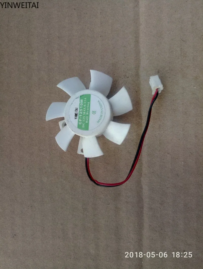 Original fan for COIORFIII CF-12510M DC12V MAX 0.15A cooling fan
Original fan for COIORFIII CF-12510M DC12V MAX 0.15A cooling fan
