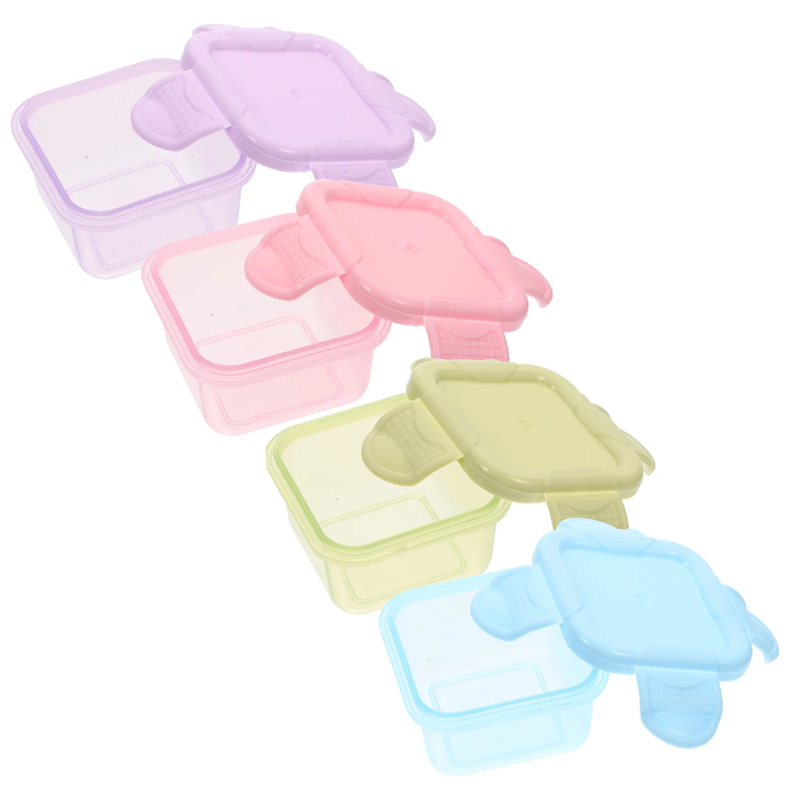 4 Pcs Snacks Jam Packing Box Containers for Mini Fridge Preservations Sauce Freezer
4 Pcs Snacks Jam Packing Box Containers for Mini Fridge Preservations Sauce Freezer