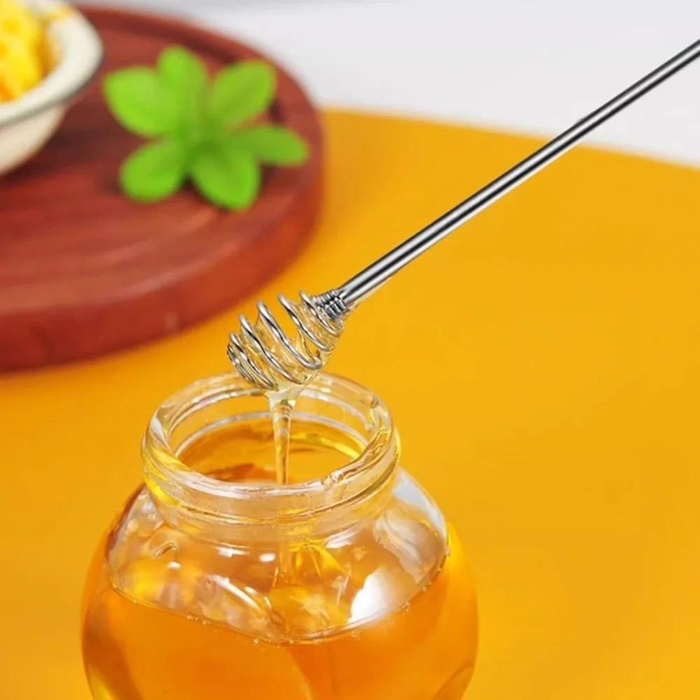 4pcs Reusable Coffee Stirrers Multi-Function Decorative Stainless Steel Stirrer Silvery Long Handle Honey Mixing Stirrers
4pcs Reusable Coffee Stirrers Multi-Function Decorative Stainless Steel Stirrer Silvery Long Handle Honey Mixing Stirrers