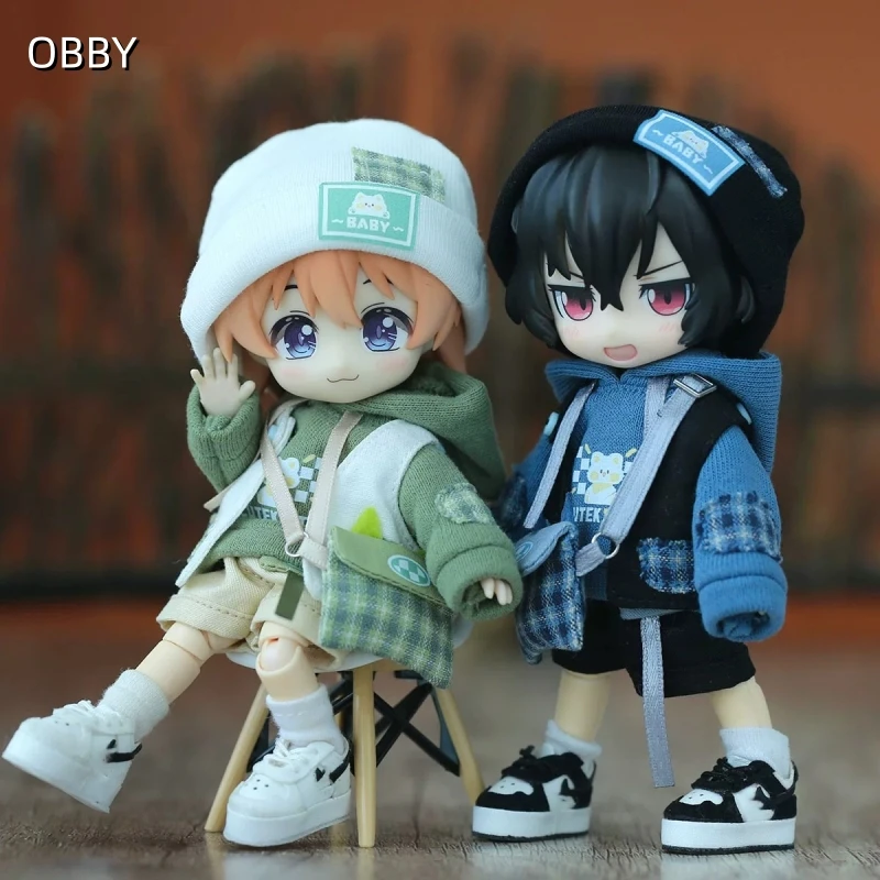For Obitsu 11 Doll Hoodie Shorts Ski Cap Set For OB11 1/12 Gsc Molly YMY Asi 2.0 Body Doll Cloth NAGI Doll Outfit Clothes
For Obitsu 11 Doll Hoodie Shorts Ski Cap Set For OB11 1/12 Gsc Molly YMY Asi 2.0 Body Doll Cloth NAGI Doll Outfit Clothes