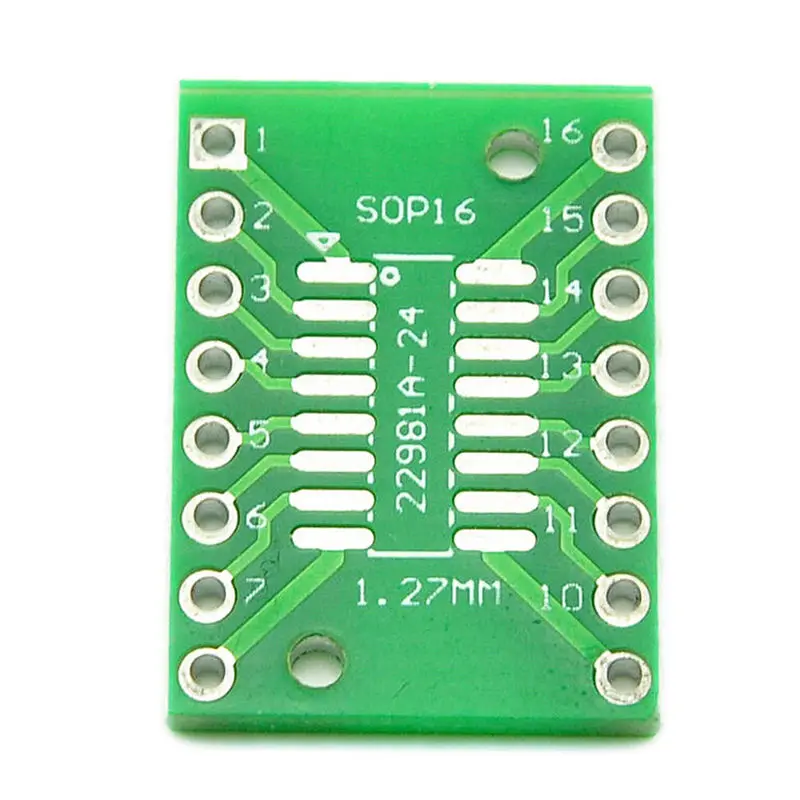 ABIK-20Pcs Sop16 Ssop16 Tssop16 To Dip16 0.65/1.27Mm Ic Adapter Pcb Board
ABIK-20Pcs Sop16 Ssop16 Tssop16 To Dip16 0.65/1.27Mm Ic Adapter Pcb Board