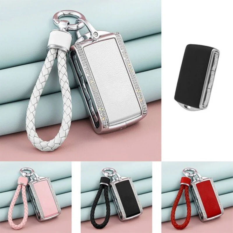 A+ Zinc Alloy Leather Diamond Car Key Case Cover For Volvo XC90 T5 T6 S60 S90 XC60
A+ Zinc Alloy Leather Diamond Car Key Case Cover For Volvo XC90 T5 T6 S60 S90 XC60