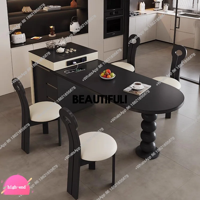 Multifuctional Unique Luxury Dining Table Wooden Drawer Black Center Home Dining Table Oval Nordic Mesas De Comedor Furniture
Multifuctional Unique Luxury Dining Table Wooden Drawer Black Center Home Dining Table Oval Nordic Mesas De Comedor Furniture