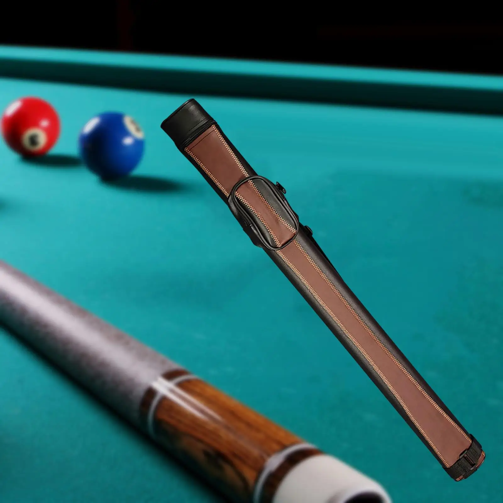 Pool Carrying Case Waterproof Vintage Style PU Leather Billiard 1 Complete 2 Pieces Cue for Billiard Room
Pool Carrying Case Waterproof Vintage Style PU Leather Billiard 1 Complete 2 Pieces Cue for Billiard Room