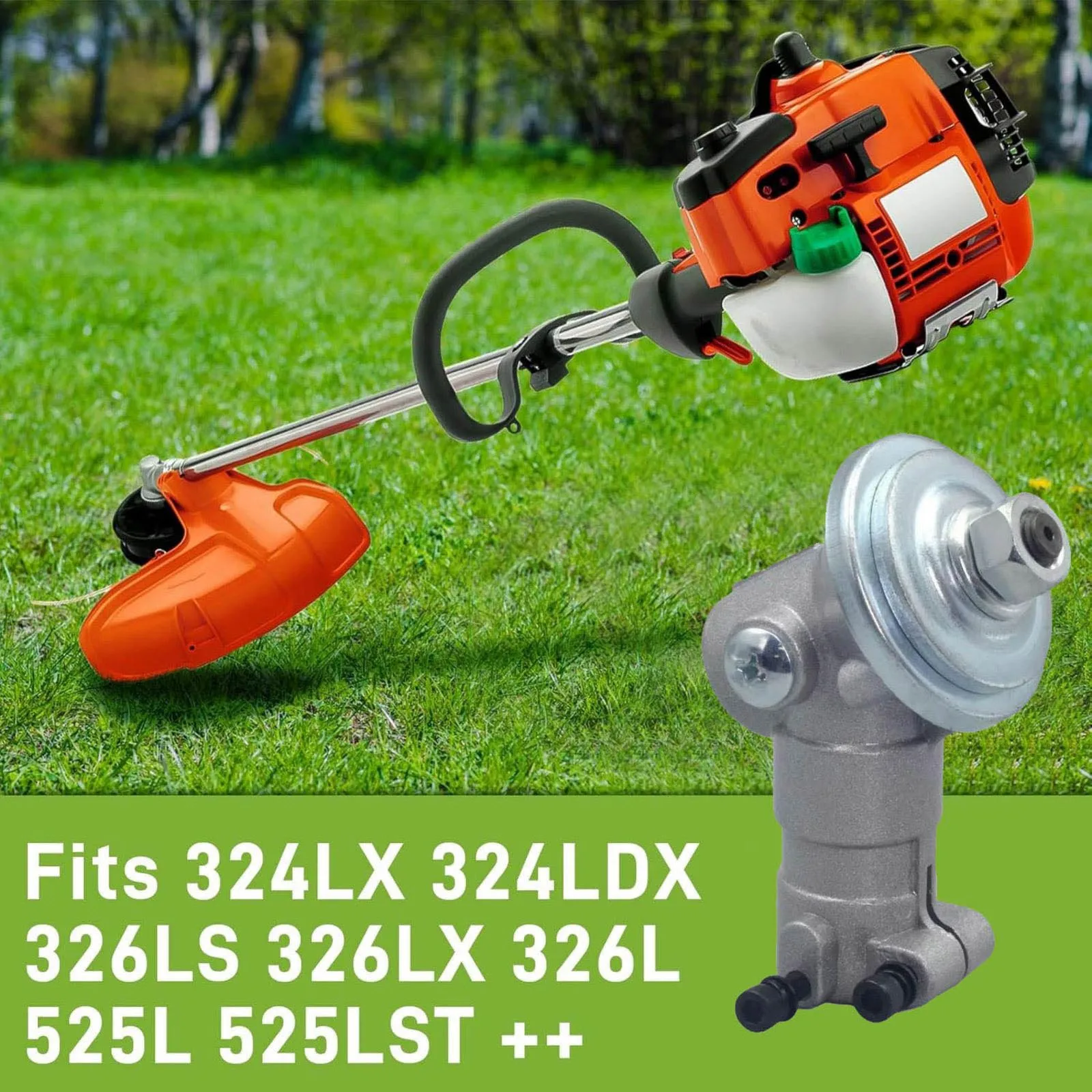 537333802 String Trimmer Gear Head For Husqvarna 324LX 324LDX 326LS 326LX 326L 525L 525LST ++ String Trimmer Accessories
537333802 String Trimmer Gear Head For Husqvarna 324LX 324LDX 326LS 326LX 326L 525L 525LST ++ String Trimmer Accessories