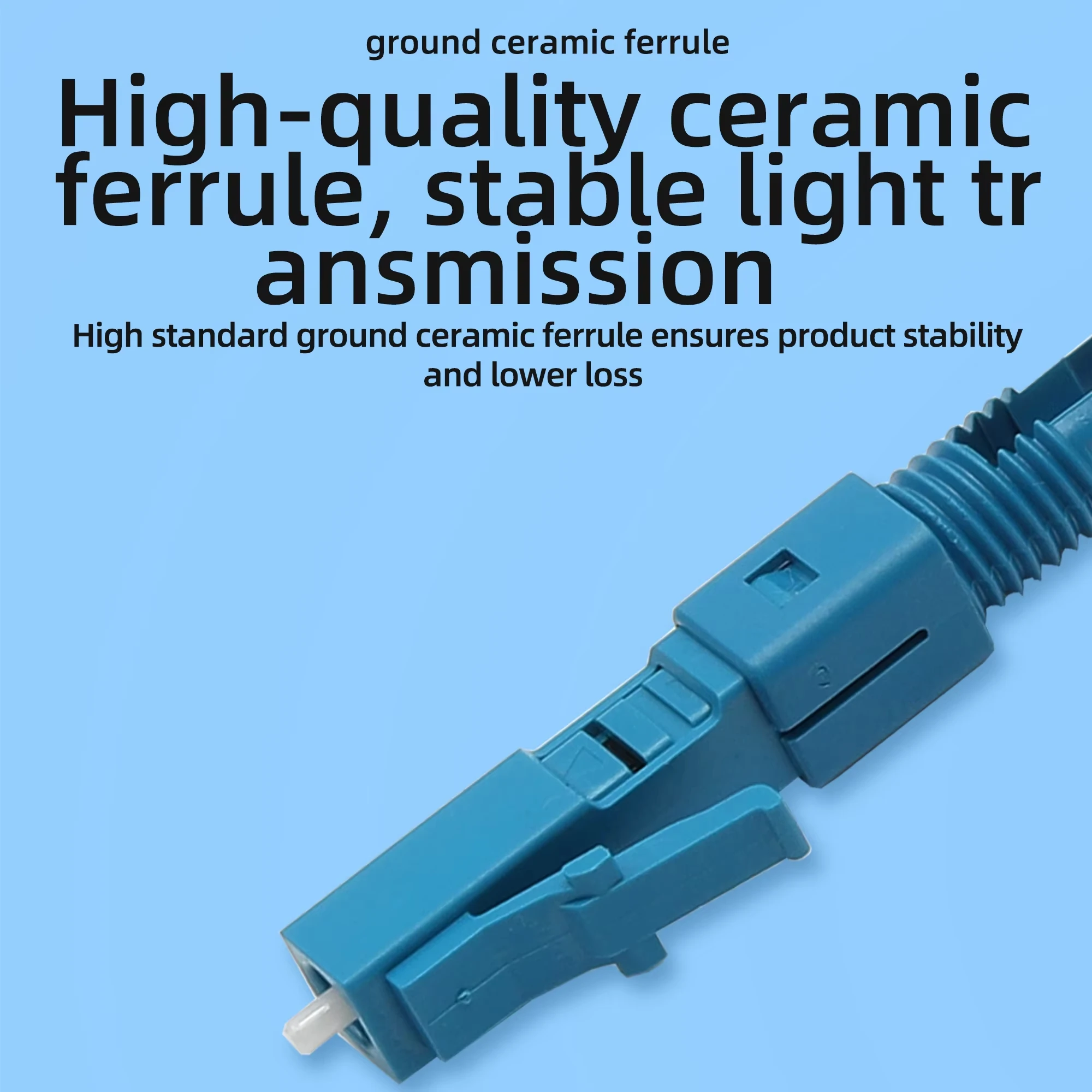 Single Mode LC Fiber Optic Cable Fast Connector - Quick Assembly UPC/APC Fiber Assembly
Single Mode LC Fiber Optic Cable Fast Connector - Quick Assembly UPC/APC Fiber Assembly