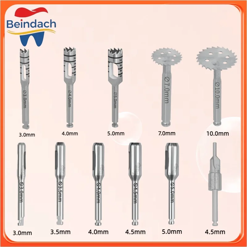 1pc Dental Trephine Drill Tissue Punch Bone Saw Disk Dental Bone Harvest Drill Dental Countersunk Drill Dentistry Tool
1pc Dental Trephine Drill Tissue Punch Bone Saw Disk Dental Bone Harvest Drill Dental Countersunk Drill Dentistry Tool