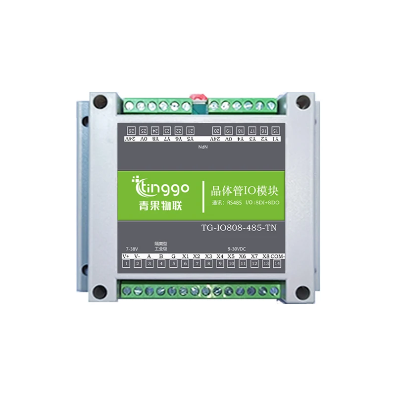 Коммутатор модуля Modbus, Входной/выходной модуль, модуль сбора IO на выход транзистора 485 NPN/PNP
Коммутатор модуля Modbus, Входной/выходной модуль, модуль сбора IO на выход транзистора 485 NPN/PNP