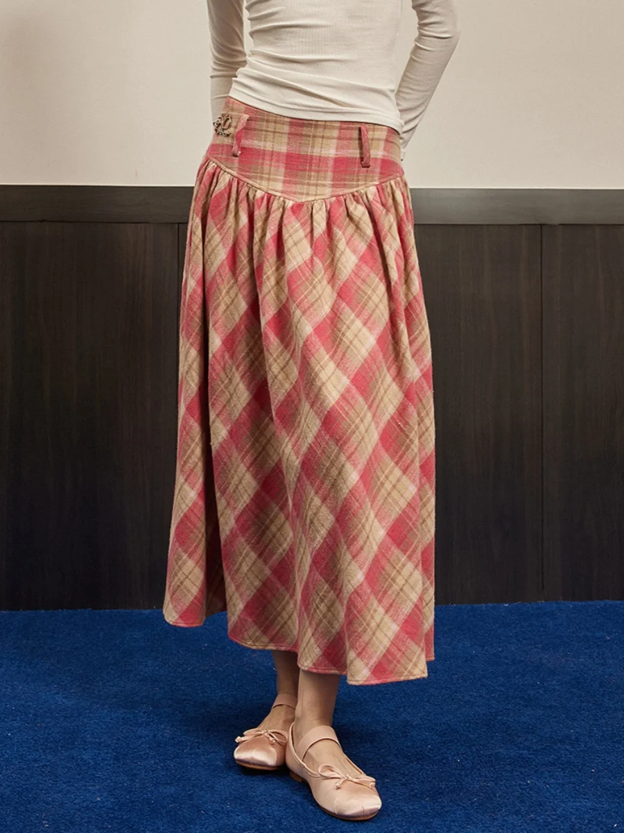 Юбка миди Alkaid в розовую клетку, с низкой талией, в стиле American Sweetheart, винтажная, расклешенная, для осени и зимы, с высокой талией, повседневная, на молнии...
Юбка миди Alkaid в розовую клетку, с низкой талией, в стиле American Sweetheart, винтажная, расклешенная, для осени и зимы, с высокой талией, повседневная, на молнии...