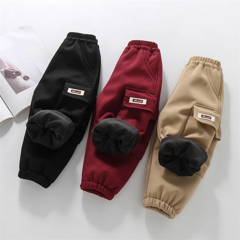 Children's Faionable Spor Fce-Lined Casual Pants Autumn Winter Sle Baby Boys Girls All-Match Cargo Pants
Children's Faionable Spor Fce-Lined Casual Pants Autumn Winter Sle Baby Boys Girls All-Match Cargo Pants