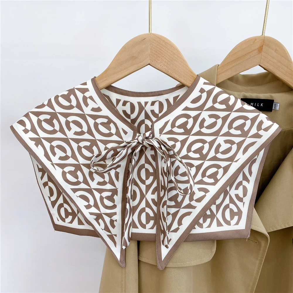 Capes New Style Shoulder Scarf Shawl Women False Collar Air Conditioning Room Shawl Decoration With Knotted Scarf Cloak
Capes New Style Shoulder Scarf Shawl Women False Collar Air Conditioning Room Shawl Decoration With Knotted Scarf Cloak