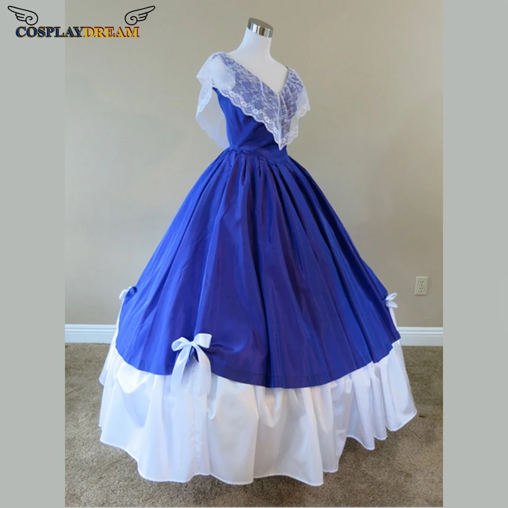 Victorian Gothic Plus Size blue Wedding Dresses 19th Century Fashion Vintage blue and white Evening Dresses Princess ball gown
Victorian Gothic Plus Size blue Wedding Dresses 19th Century Fashion Vintage blue and white Evening Dresses Princess ball gown