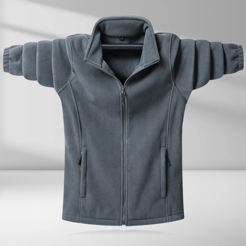 Men's Stand Collar Double-Sided Polar Fleece Jacket Spring & Fall Large Size Fleece Casual Jacket
Men's Stand Collar Double-Sided Polar Fleece Jacket Spring & Fall Large Size Fleece Casual Jacket