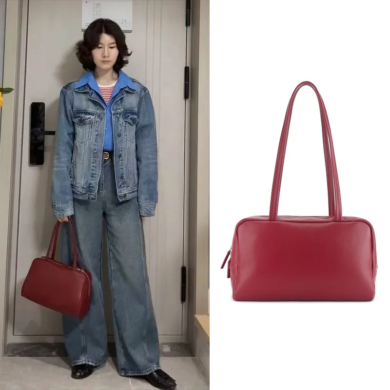 Роскошная кожаная сумка Row Sle, женская сумка через плечо, сумка-кроссбоди Posan, элегантная сумка-боулинг из овчины, сумка-багет
Роскошная кожаная сумка Row Sle, женская сумка через плечо, сумка-кроссбоди Posan, элегантная сумка-боулинг из овчины, сумка-багет