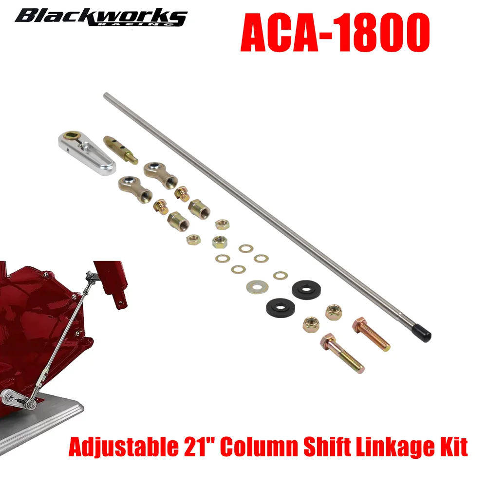ACA-1800 21" Steering Column Shift Rod Kit Fit For GM TH-200, 200-4R, TH-350, TH-400, 4L60, 4L60E, 4L80E & 700-R4 Transmission 
ACA-1800 21" Steering Column Shift Rod Kit Fit For GM TH-200, 200-4R, TH-350, TH-400, 4L60, 4L60E, 4L80E & 700-R4 Transmission