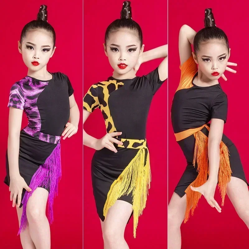 New Fringe Latin Dance Dress For Girls Child Salsa Tango Ballroom Dancing Dress Competition Costume Kids Practice Dance Clothes
New Fringe Latin Dance Dress For Girls Child Salsa Tango Ballroom Dancing Dress Competition Costume Kids Practice Dance Clothes