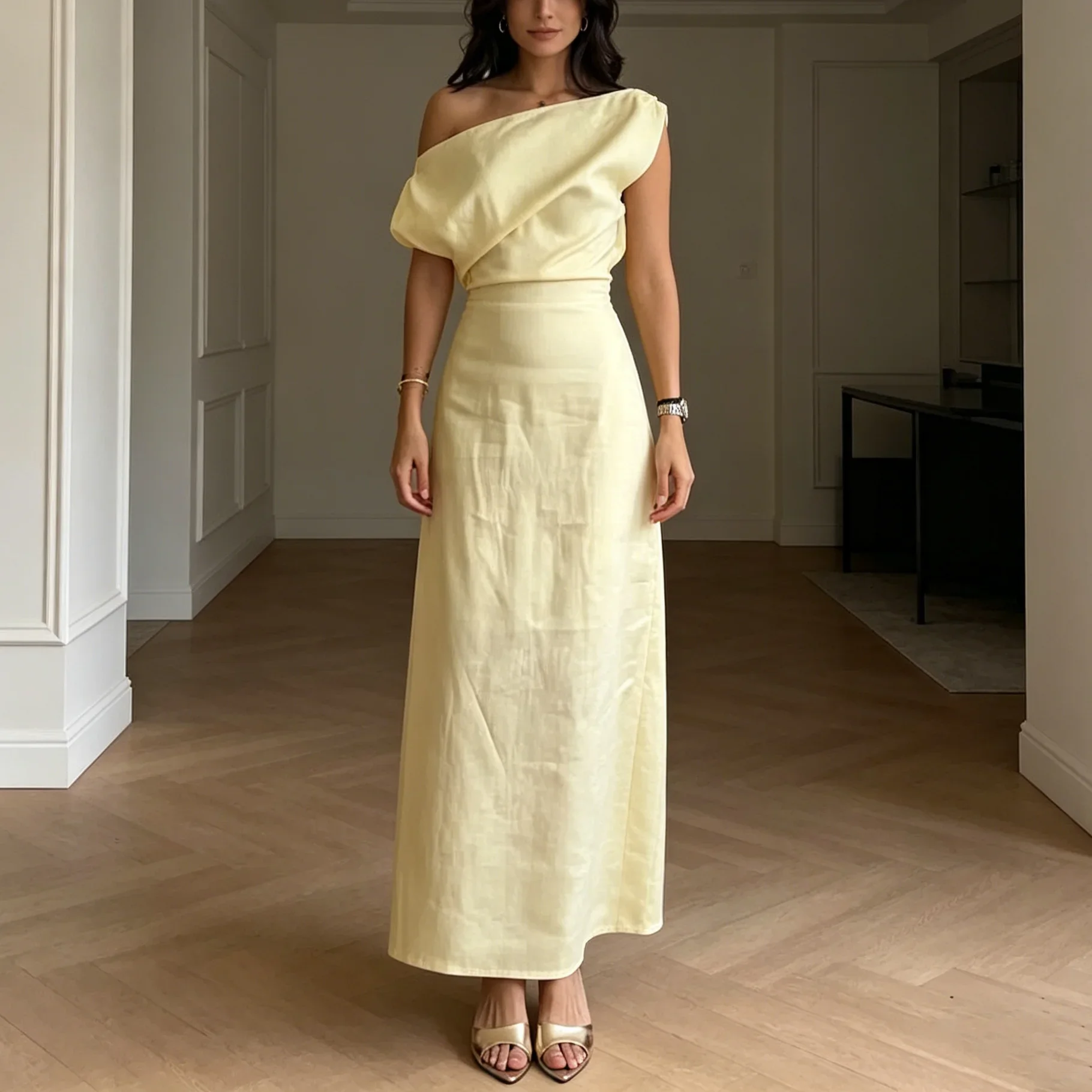 Off Shoulder Linen Blend Maxi Dress Women Elegant Sleeveless High Waisted Bodycon Long Dress Spring Summer Casual Party Dresses
Off Shoulder Linen Blend Maxi Dress Women Elegant Sleeveless High Waisted Bodycon Long Dress Spring Summer Casual Party Dresses
