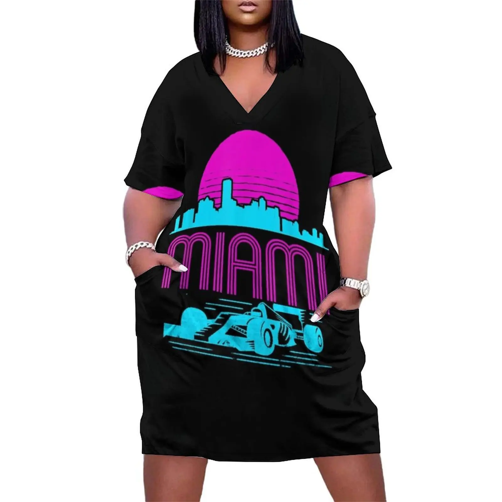 Miami Grand Prix - F1 Grand Prix Grand Prix meets Loose Pocket Dress clothes for woman women party dresses
Miami Grand Prix - F1 Grand Prix Grand Prix meets Loose Pocket Dress clothes for woman women party dresses
