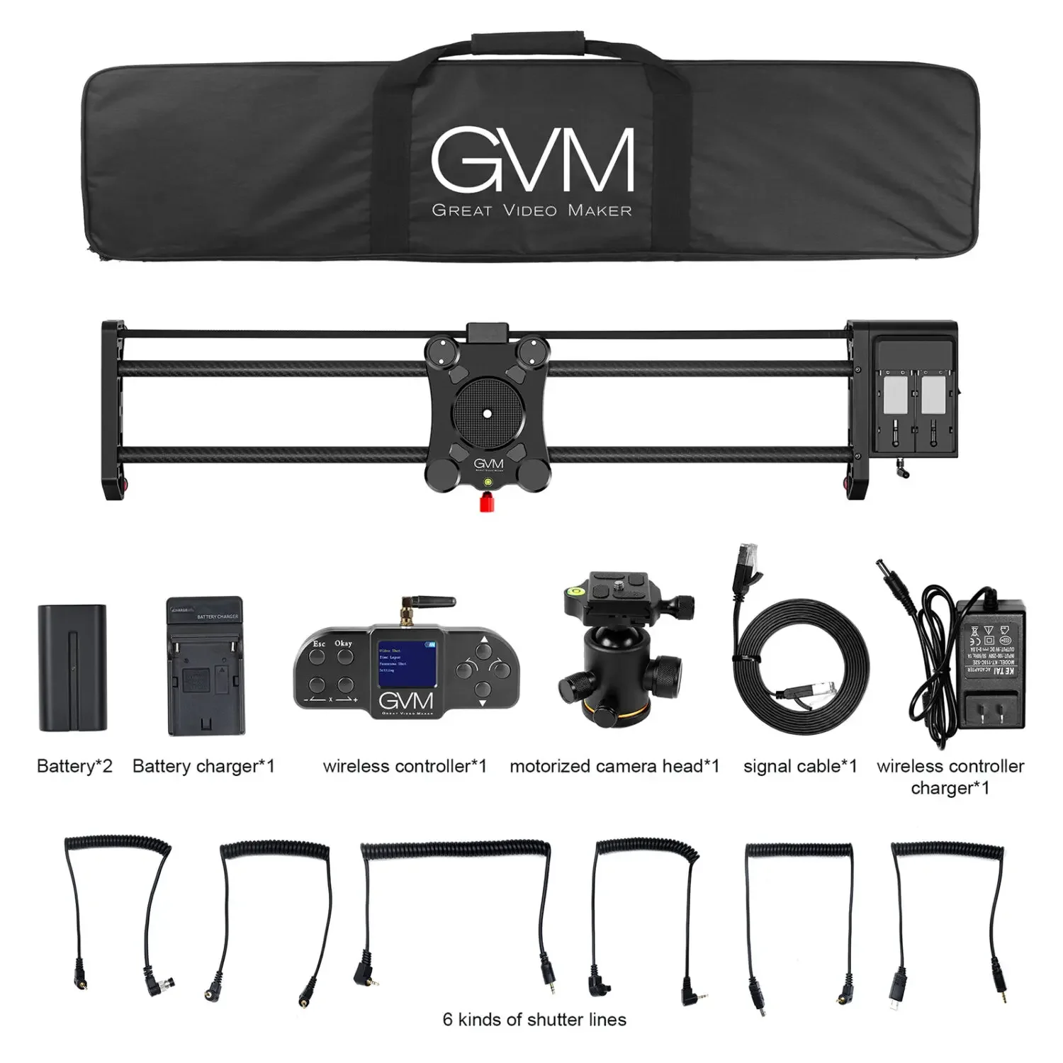 GVM GT-80WD Wireless Carbon Camera Slider Follow Focus Motorized APP Control Delay Slider Track Rail For Timelapse Photography
GVM GT-80WD Wireless Carbon Camera Slider Follow Focus Motorized APP Control Delay Slider Track Rail For Timelapse Photography