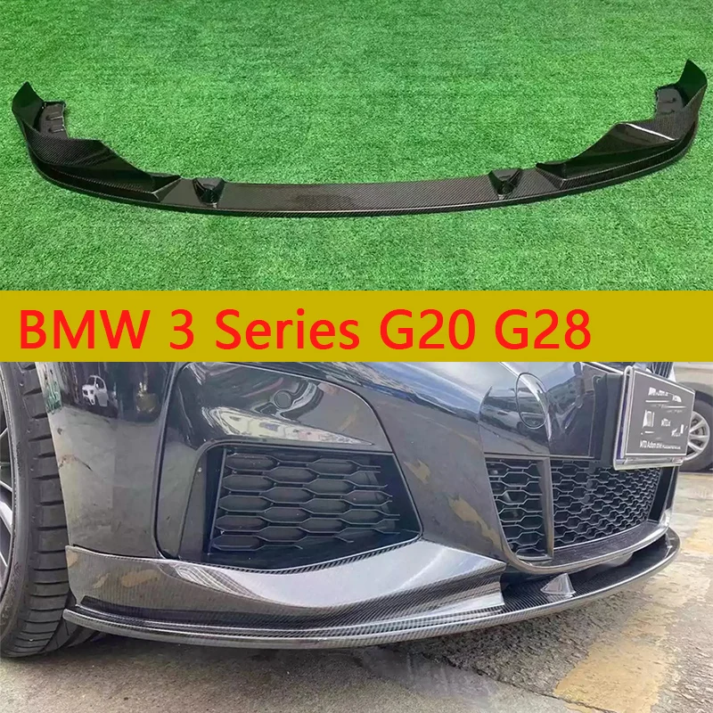 For BMW 3 Series G20 G28 2019-2022 Carbon Fiber Car Front Bumper Diverter Spoiler Diffuser Front lip chin 3D style Car Accessori
For BMW 3 Series G20 G28 2019-2022 Carbon Fiber Car Front Bumper Diverter Spoiler Diffuser Front lip chin 3D style Car Accessori