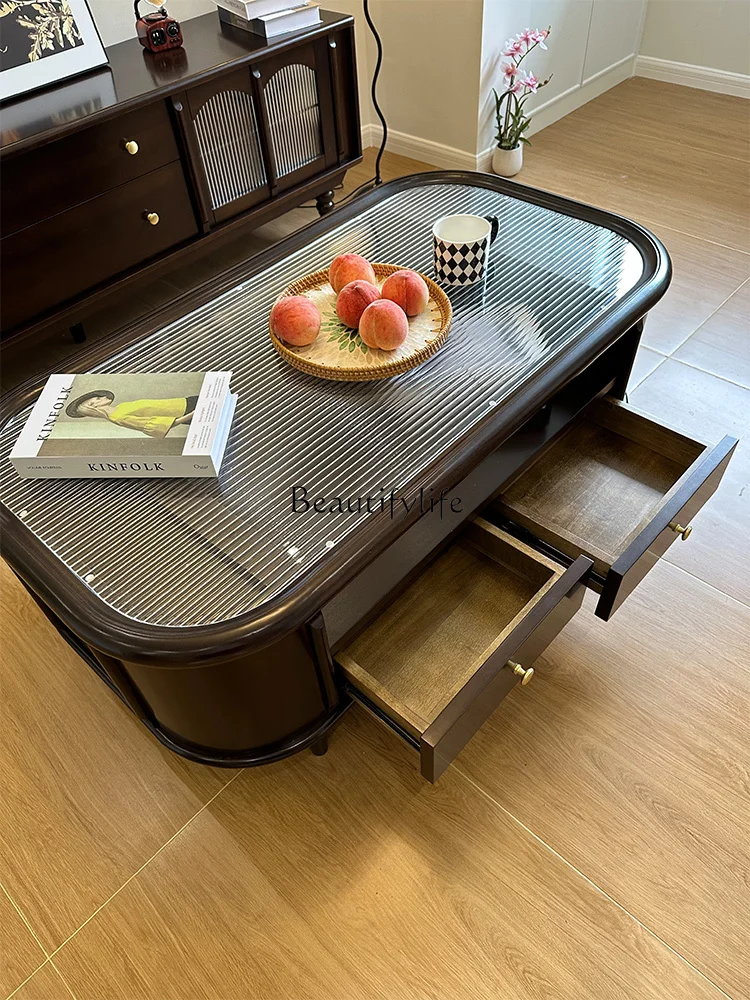 5Pure solid wood coffee table living room retro home tea table coffee table
5Pure solid wood coffee table living room retro home tea table coffee table